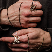 Load image into Gallery viewer, Mike White Orthodox X Necklace