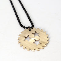 Load image into Gallery viewer, Whitechapel Sawblade - Reclaimed Cymbal Necklace
