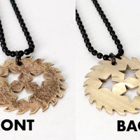 Load image into Gallery viewer, Whitechapel Sawblade - Reclaimed Cymbal Necklace