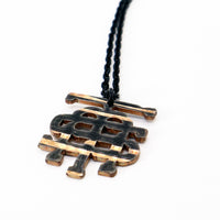 Load image into Gallery viewer, Make Them Suffer - Dark Reclaimed Cymbal Necklace