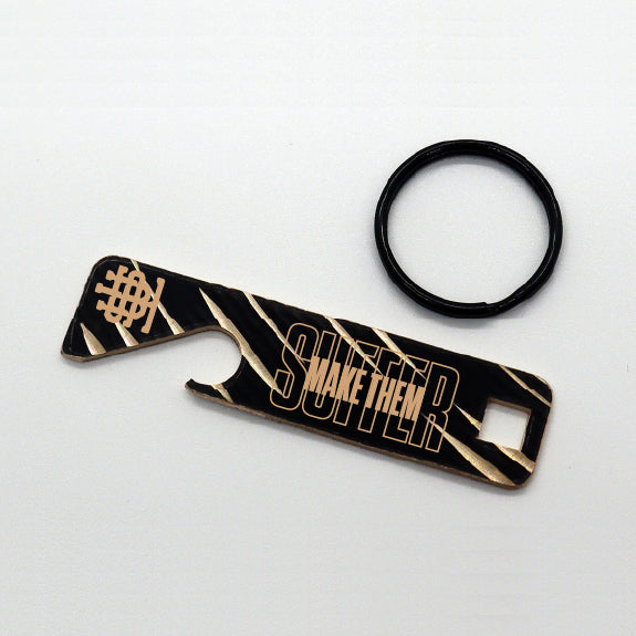 Make Them Suffer - Dark Reclaimed Cymbal Bottle Opener