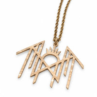 Load image into Gallery viewer, Sleep Token - Reclaimed Cymbal Necklace