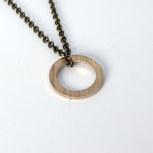 Movements Spencer York Hoop - Reclaimed Cymbal Necklace