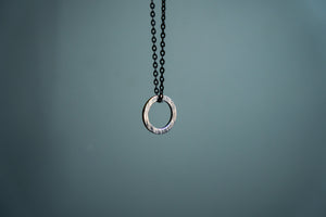 Hoop - Reclaimed Cymbal Necklace