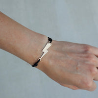 Load image into Gallery viewer, Bolt - Reclaimed Cymbal Bracelet