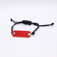 Load image into Gallery viewer, Red 12 Bar - Reclaimed Cymbal Bracelet