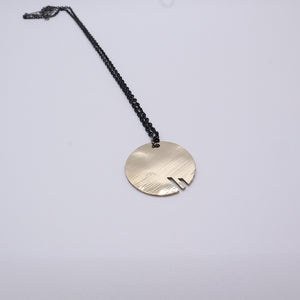 Circle Edge - Reclaimed Cymbal Necklace
