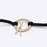 Load image into Gallery viewer, Cross Stick - Reclaimed Cymbal Bracelet