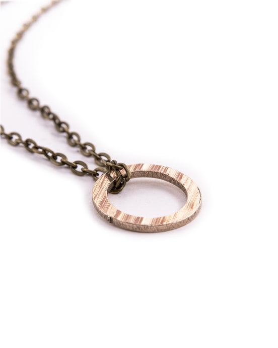 Hoop - Reclaimed Cymbal Necklace
