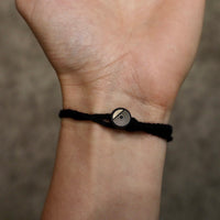 Load image into Gallery viewer, Dark Circle - Reclaimed Cymbal Bracelet