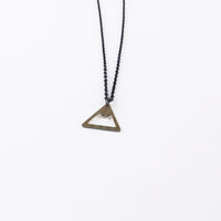 Load image into Gallery viewer, Mountain - Reclaimed Cymbal Necklace