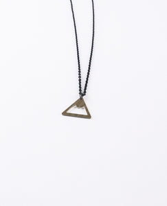 Mountain - Reclaimed Cymbal Necklace