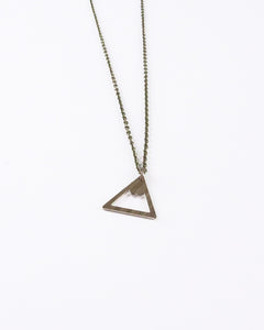 Mountain - Reclaimed Cymbal Necklace