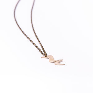 Rest - Reclaimed Cymbal Necklace