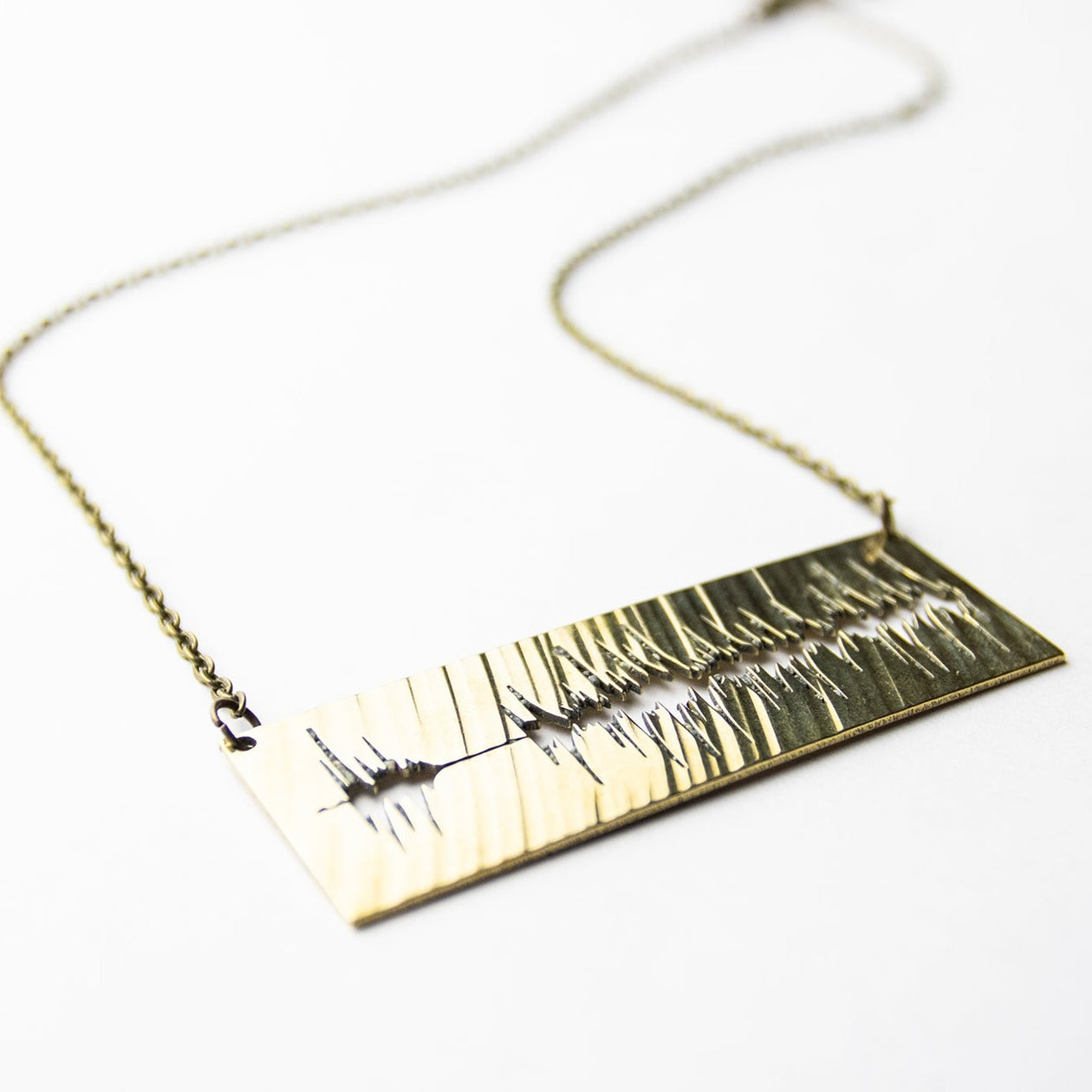 Soundwave - Reclaimed Cymbal Necklace