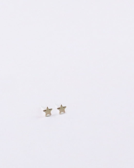 Star Stud - Reclaimed Cymbal Earrings