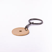 Load image into Gallery viewer, Circle Keychain - Reclaimed Cymbal Accessory