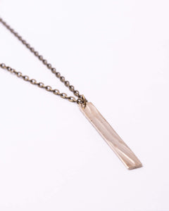 Bar - Reclaimed Cymbal Necklace