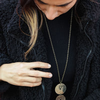 Load image into Gallery viewer, Full Circle - Reclaimed Cymbal Necklace