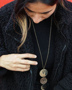 Full Circle - Reclaimed Cymbal Necklace