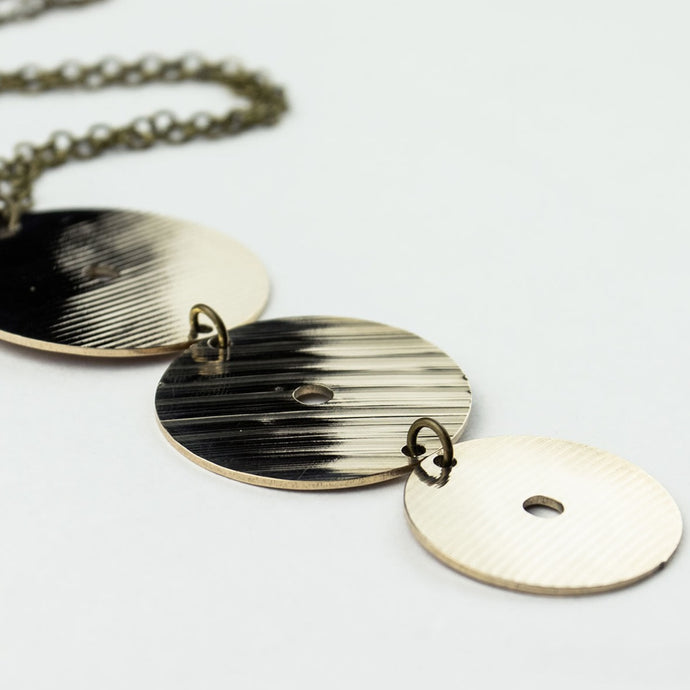 Full Circle - Reclaimed Cymbal Necklace