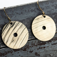 Load image into Gallery viewer, Full Circle - Reclaimed Cymbal Earrings